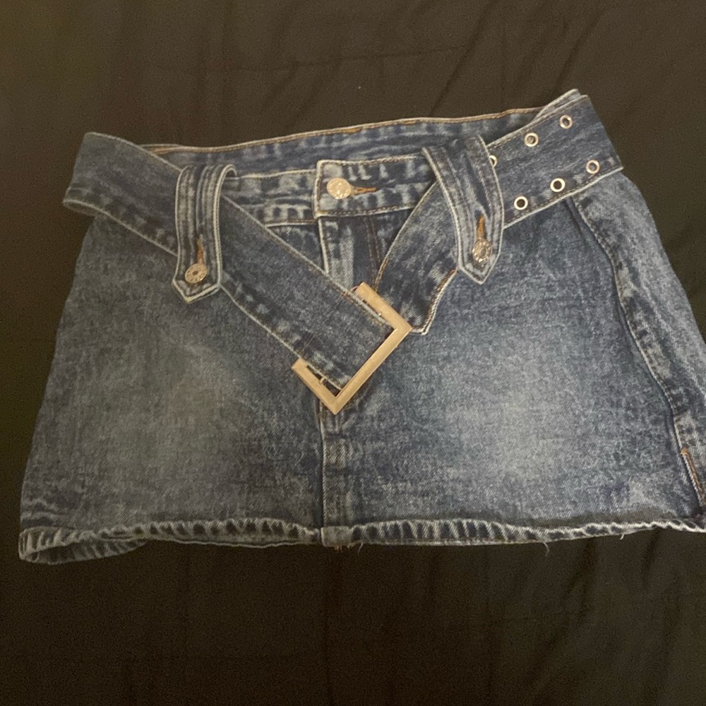 MINI JEAN SKIRT